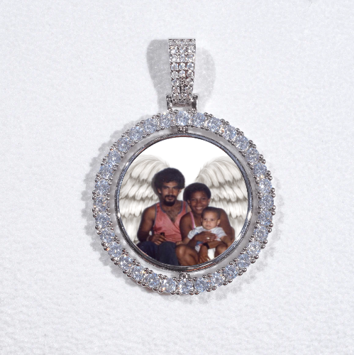 3D Spinning 2-Faced Custom Picture Pendant