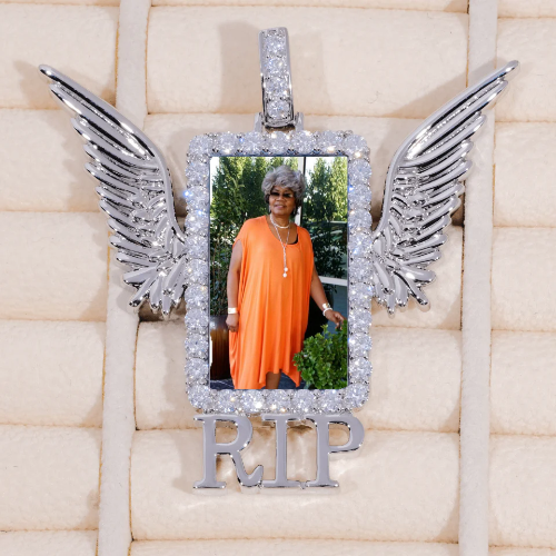 RIP WING 3D CUSTOM PICTURE PENDANT