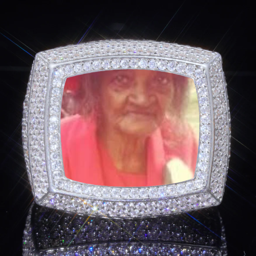3D CUSTOM PICTURE ICED RING