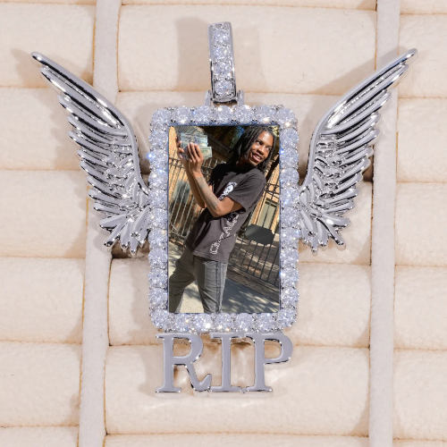 RIP WING 3D CUSTOM PICTURE PENDANT