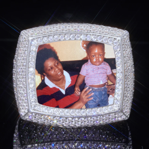 3D CUSTOM PICTURE ICED RING