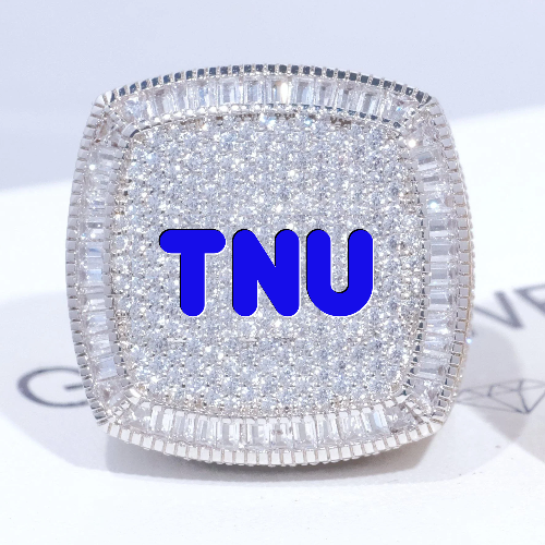 CUSTOM LETTER 3D ICED RING