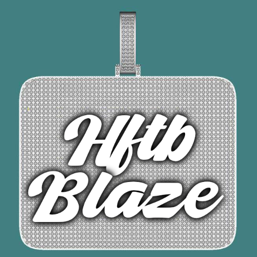 CUSTOM LETTER NECKLACE 3D BIG SQUARE