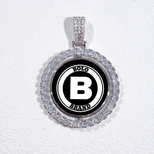 3D Spinning 2-Faced Custom Picture Pendant