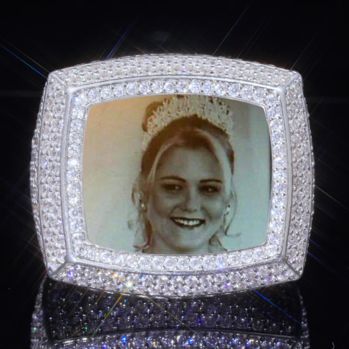 3D CUSTOM PICTURE ICED RING