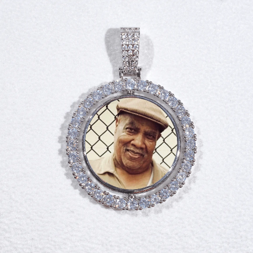 3D Spinning 2-Faced Custom Picture Pendant