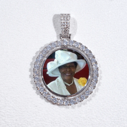 3D Spinning 2-Faced Custom Picture Pendant