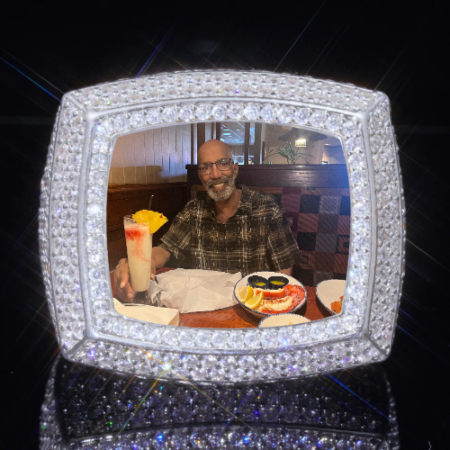 3D CUSTOM PICTURE ICED RING
