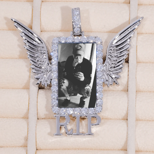 RIP WING 3D CUSTOM PICTURE PENDANT
