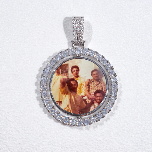 3D Spinning 2-Faced Custom Picture Pendant