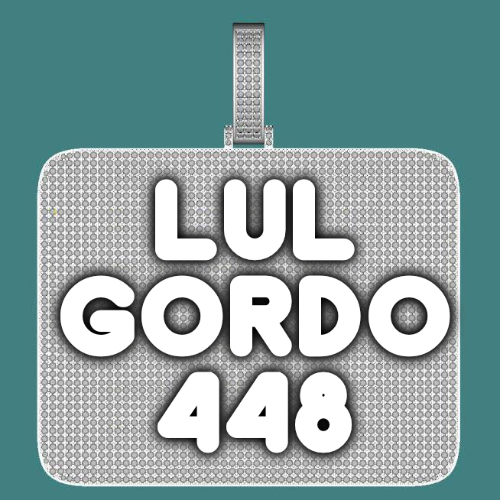 CUSTOM LETTER NECKLACE 3D BIG SQUARE