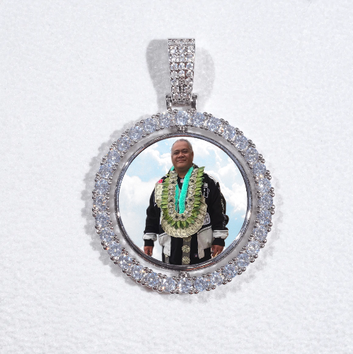 3D Spinning 2-Faced Custom Picture Pendant