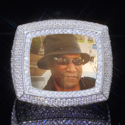 3D CUSTOM PICTURE ICED RING
