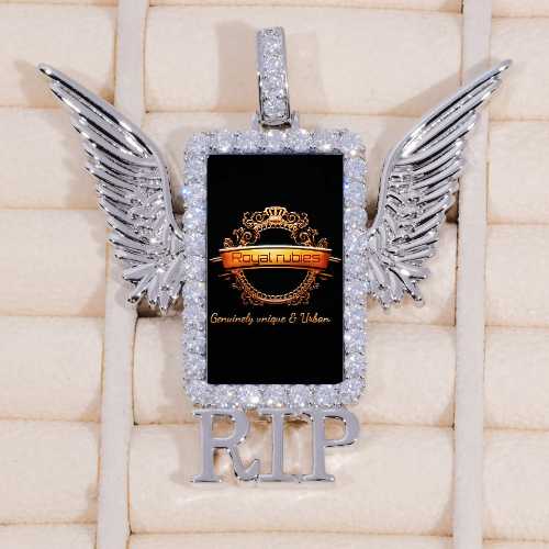 RIP WING 3D CUSTOM PICTURE PENDANT