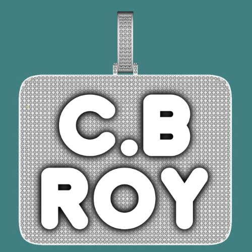 CUSTOM LETTER NECKLACE 3D BIG SQUARE