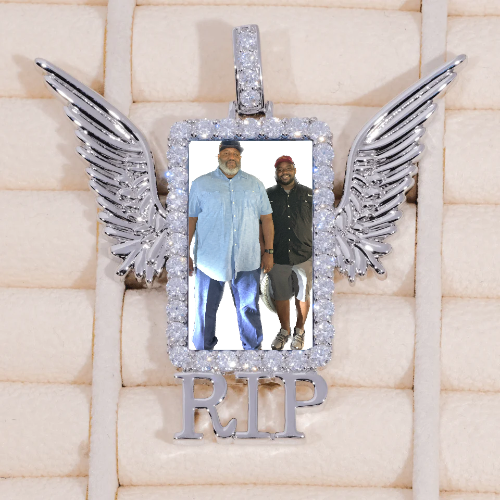 RIP WING 3D CUSTOM PICTURE PENDANT