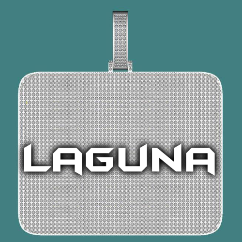 CUSTOM LETTER NECKLACE 3D BIG SQUARE