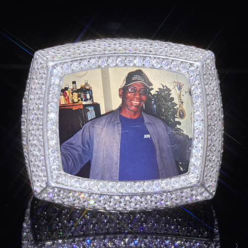 3D CUSTOM PICTURE ICED RING