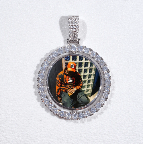 3D Spinning 2-Faced Custom Picture Pendant