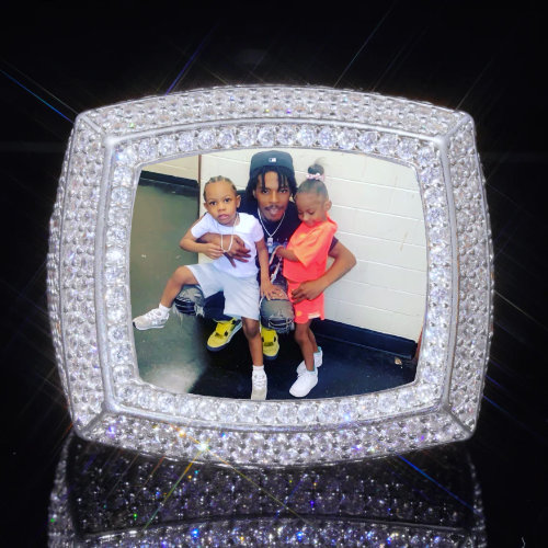 3D CUSTOM PICTURE ICED RING