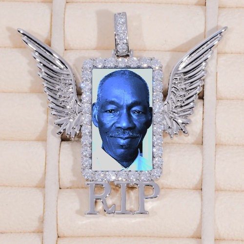 RIP WING 3D CUSTOM PICTURE PENDANT