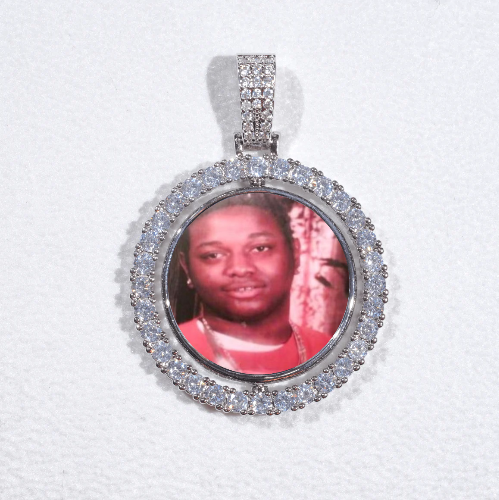 3D Spinning 2-Faced Custom Picture Pendant