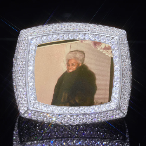 3D CUSTOM PICTURE ICED RING