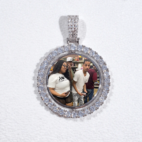 3D Spinning 2-Faced Custom Picture Pendant