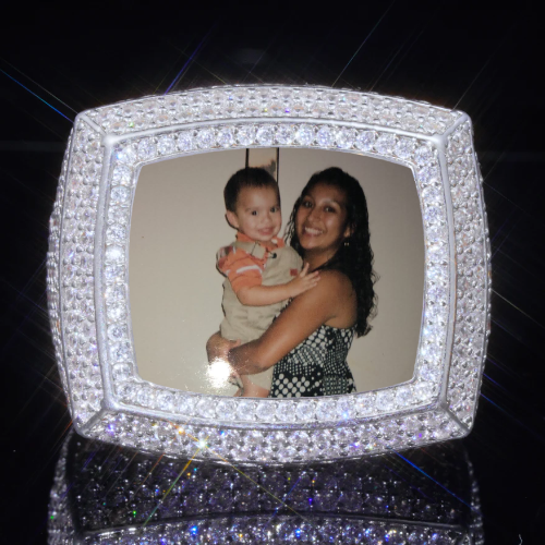 3D CUSTOM PICTURE ICED RING