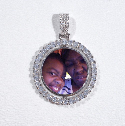 3D Spinning 2-Faced Custom Picture Pendant