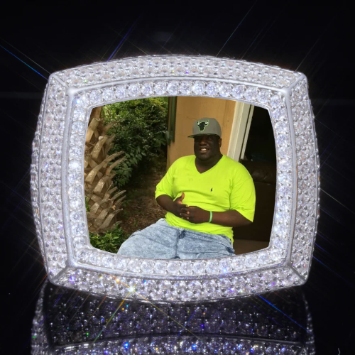 3D CUSTOM PICTURE ICED RING