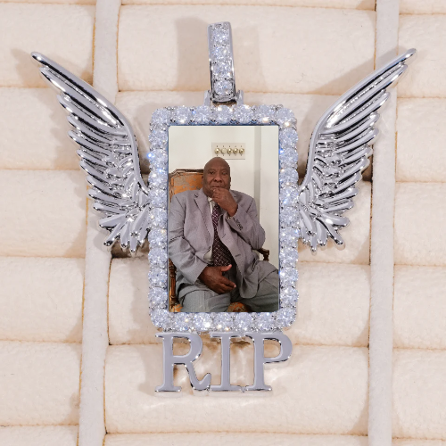 RIP WING 3D CUSTOM PICTURE PENDANT