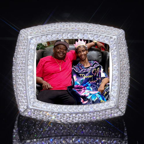 3D CUSTOM PICTURE ICED RING