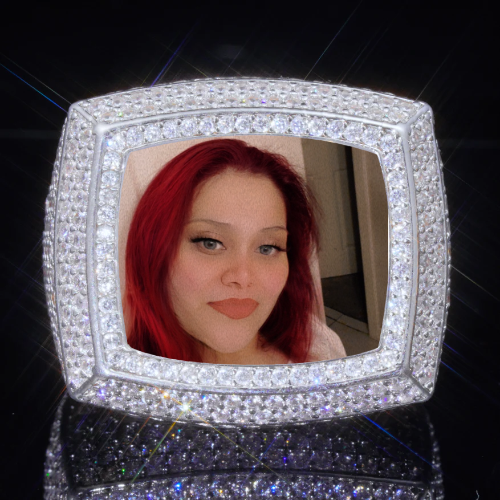 3D CUSTOM PICTURE ICED RING