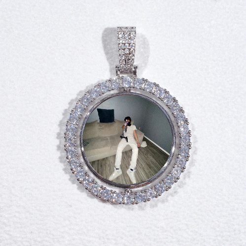3D Spinning 2-Faced Custom Picture Pendant