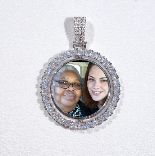 3D Spinning 2-Faced Custom Picture Pendant