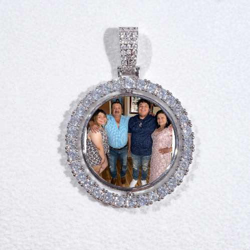 3D Spinning 2-Faced Custom Picture Pendant