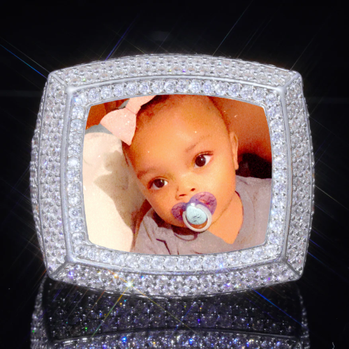 3D CUSTOM PICTURE ICED RING