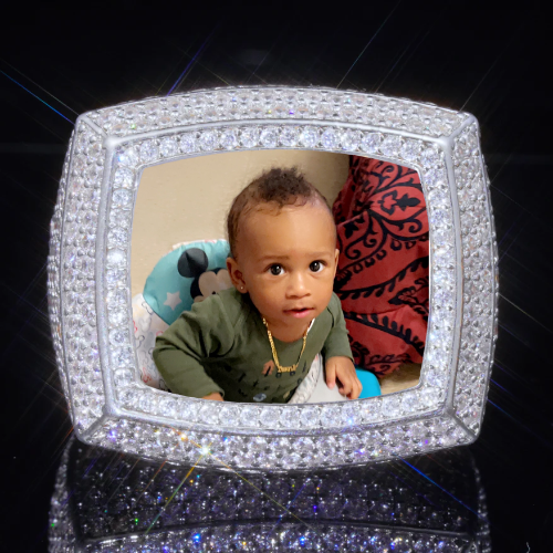 3D CUSTOM PICTURE ICED RING
