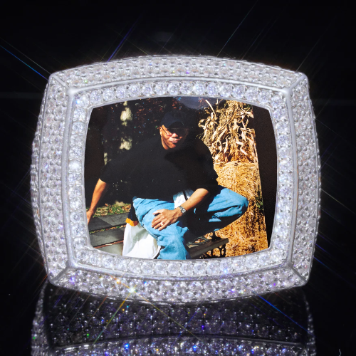 3D CUSTOM PICTURE ICED RING