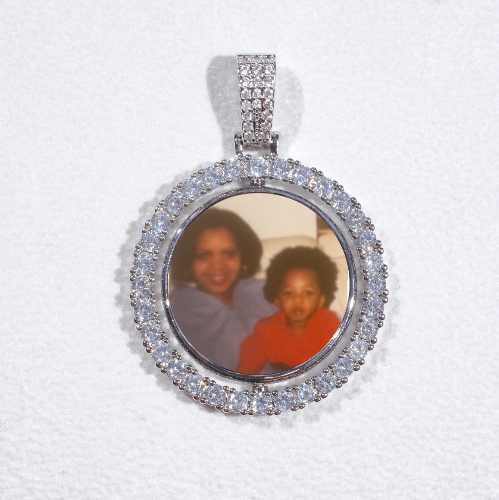 3D Spinning 2-Faced Custom Picture Pendant
