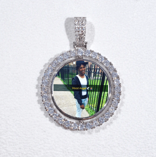 3D Spinning 2-Faced Custom Picture Pendant