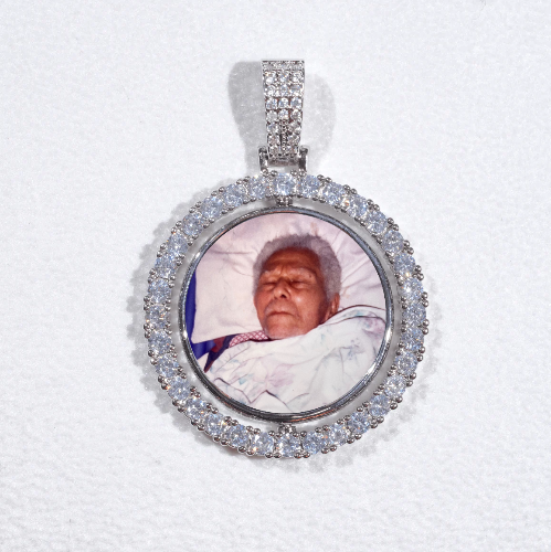 3D Spinning 2-Faced Custom Picture Pendant
