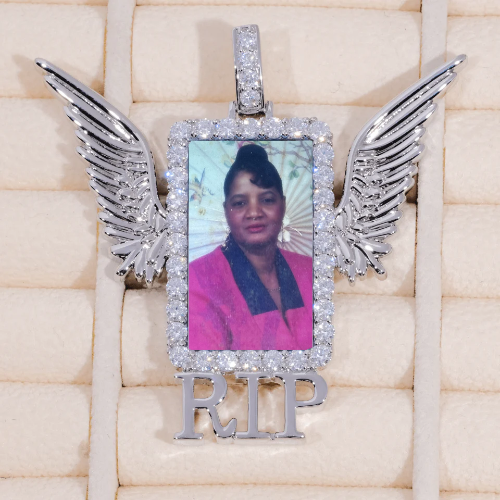 RIP WING 3D CUSTOM PICTURE PENDANT