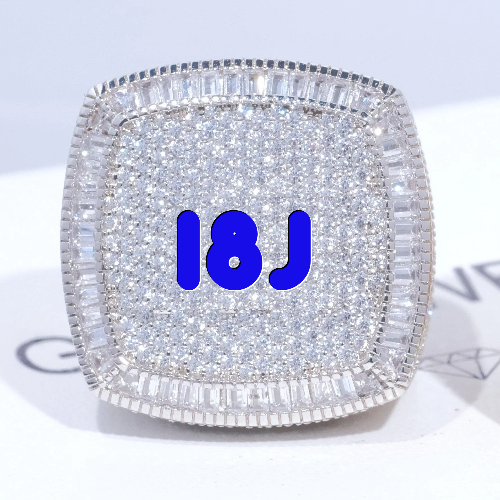CUSTOM LETTER 3D ICED RING