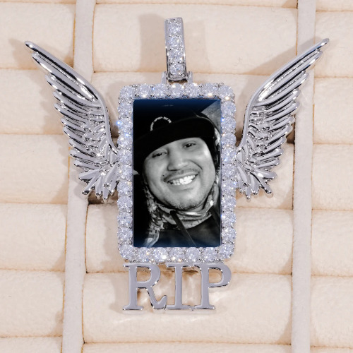 RIP WING 3D CUSTOM PICTURE PENDANT
