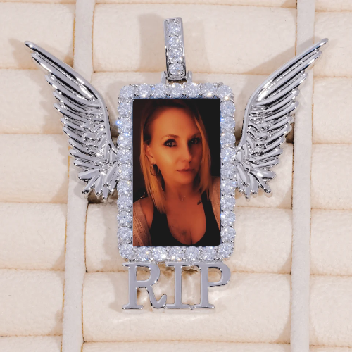 RIP WING 3D CUSTOM PICTURE PENDANT