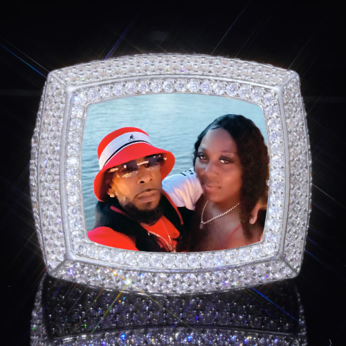 3D CUSTOM PICTURE ICED RING