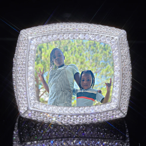 3D CUSTOM PICTURE ICED RING