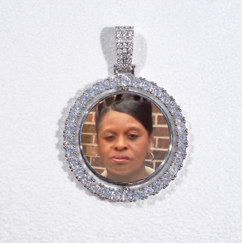 3D Spinning 2-Faced Custom Picture Pendant